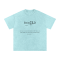 Rooted In Christ Tee – Colossians 2:7   (Snow Washed Oversized Cotton )