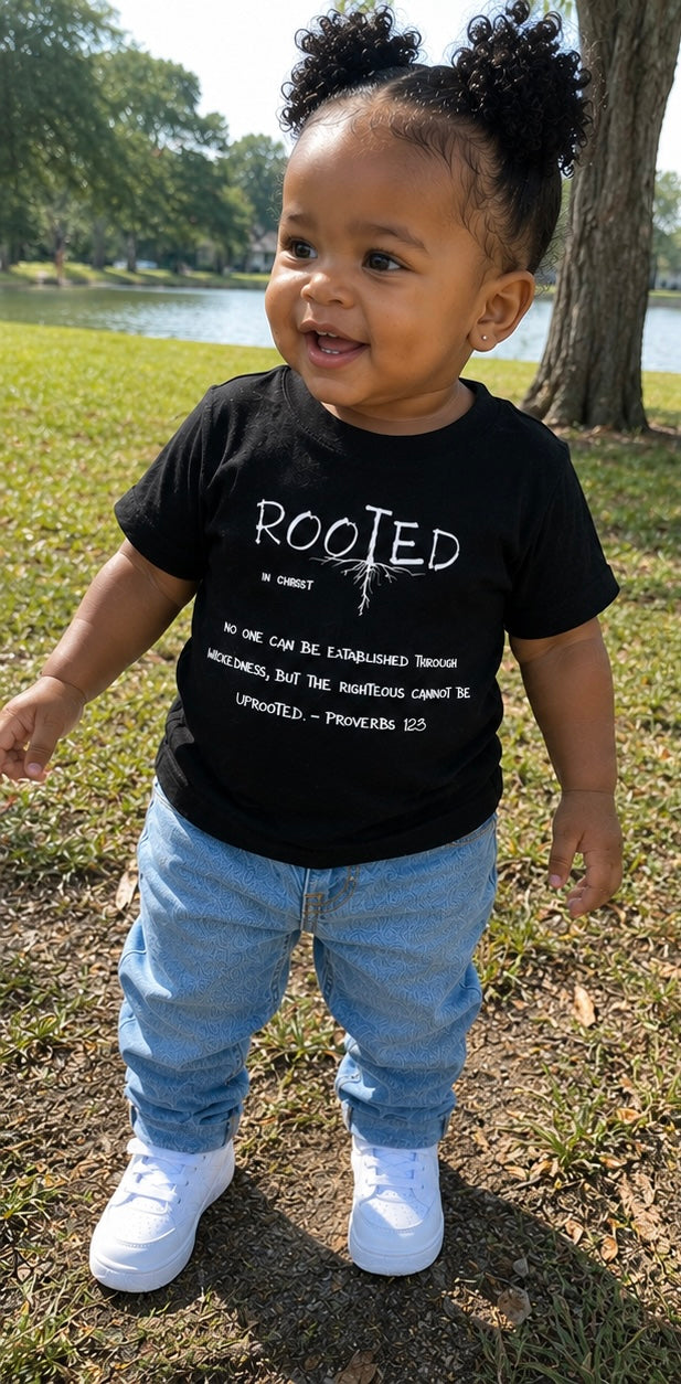 Baby Proverbs 12:3 Tee