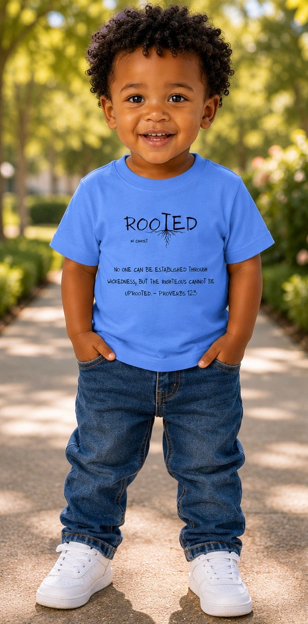 Toddler T-shirts Proverbs 12:3