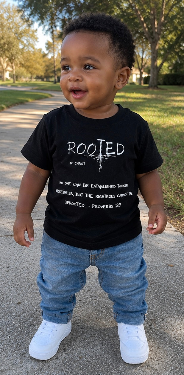 Baby Proverbs 12:3 Tee