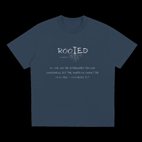 Navy T-shirt on Black Background